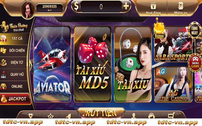 Những đặc điểm nổi bật của game tài xỉu TDTC